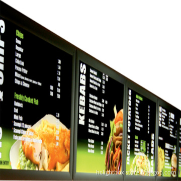New LED Menu Board Menu Light Box Restaurant Light Box Signs Menu Board